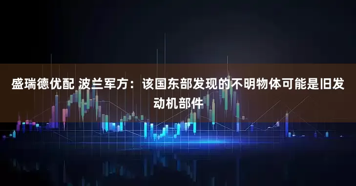 盛瑞德优配 波兰军方：该国东部发现的不明物体可能是旧发动机部件