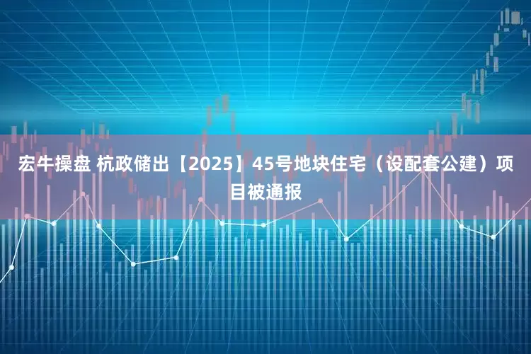 宏牛操盘 杭政储出【2025】45号地块住宅（设配套公建）项目被通报